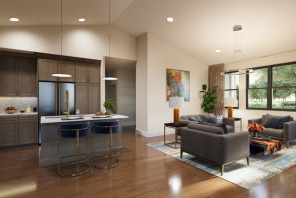 Cottage - Elm Unit Kitchen and Living Room