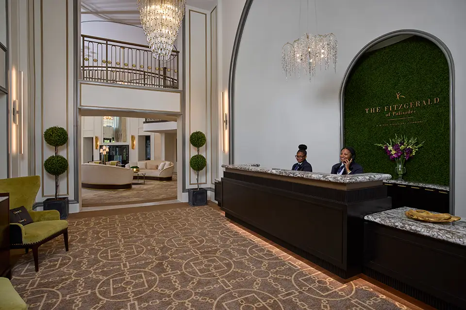 The fitzgerald services front desk